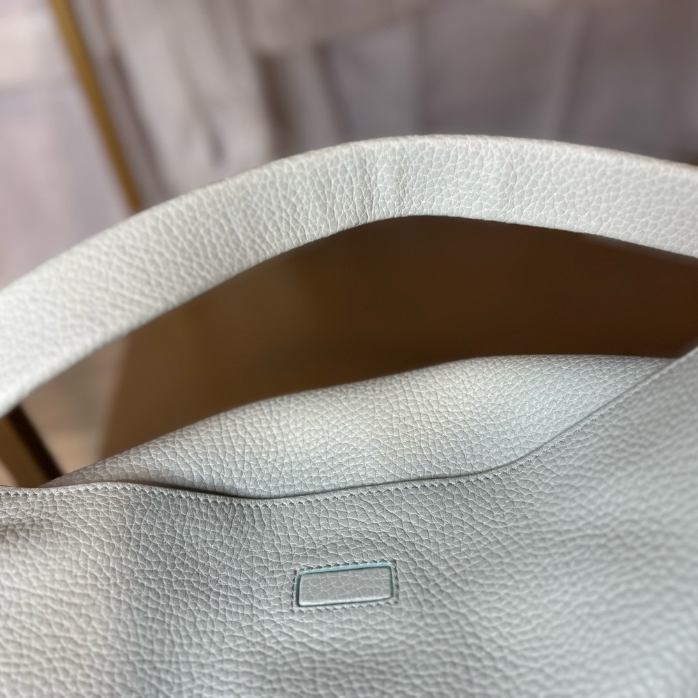 Burberry Light Blue Leather Nova Check Hobo Bag - Picture 8 of 9